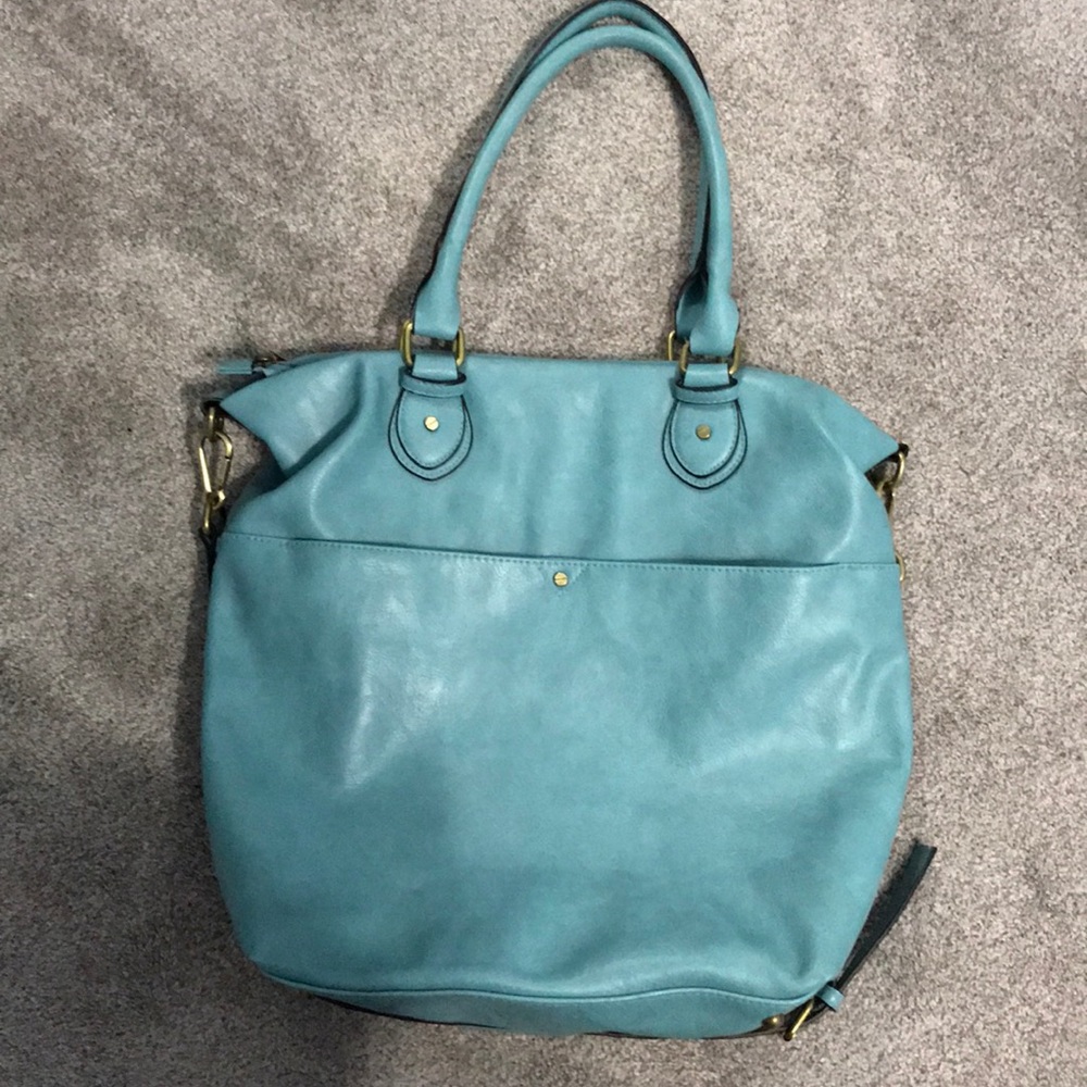 MAKE AN OFFER Baby Blue Merona Shoulder Bag - Picture 2 of 6
